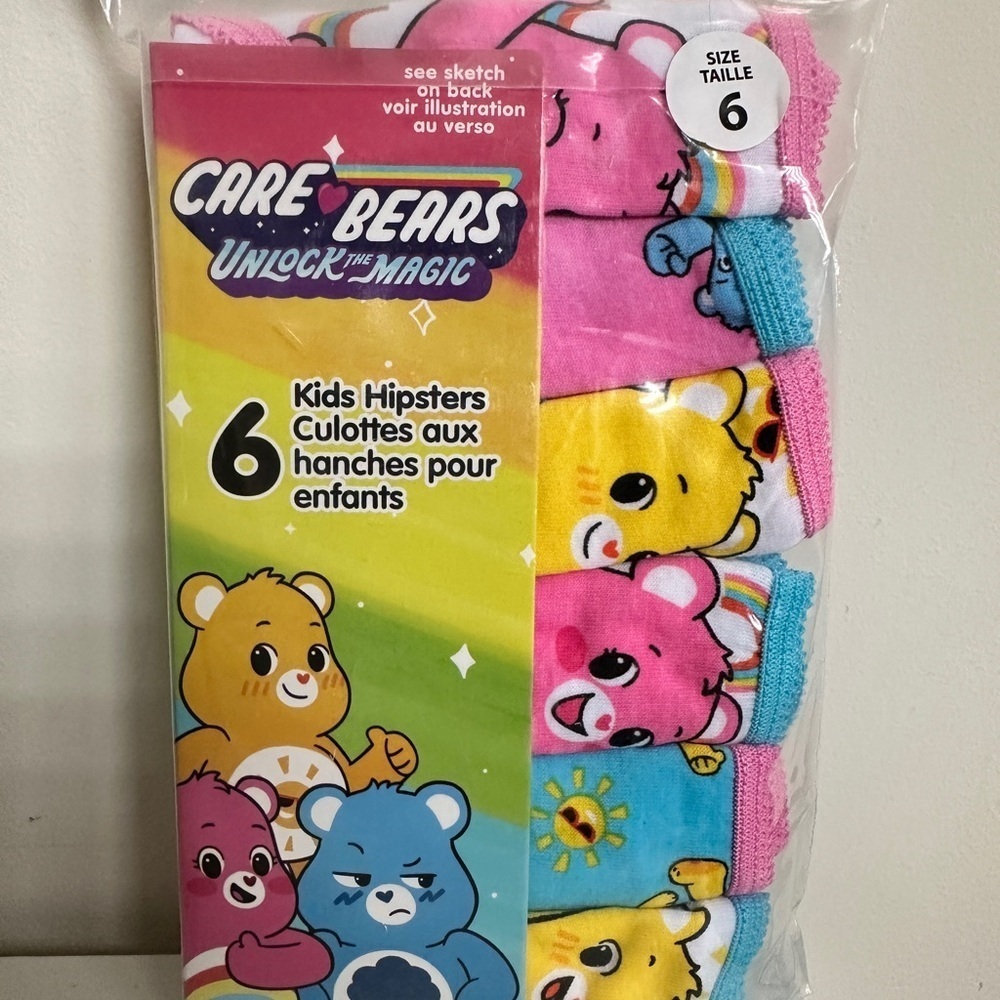 FREE ADD-ON - Care Bears Kids Hipsters Underwear - Pink, Blue, Yellow